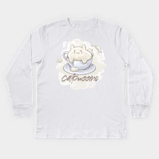 Catpuccino Kids Long Sleeve T-Shirt